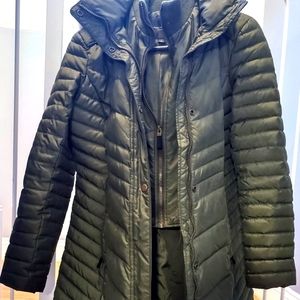 Dawn jacket with real fur trim